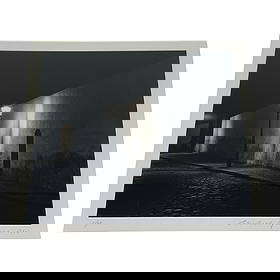 Michael Kenna Entrance Prague 1990 Toned Silver Gelatin Photograph: Michael Kenna Entrance Prague 1990 Toned Silver Gelatin Photograph This stunning toned silver gelatin photograph by Michael Kenna, titled "Entrance, Prague, Czechoslovakia," captures the ethereal qual