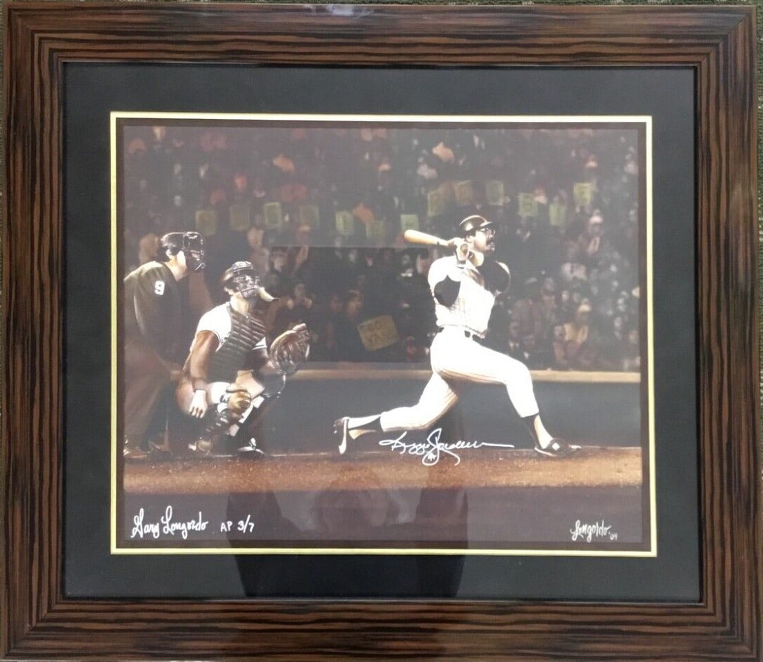 Reggie Jackson Signed Artist Proof Giclee 3/7 Custom Framed Yankees Photo: Reggie Jackson Signed Artist Proof Giclee 3/7 Custom Framed Yankees Photo This stunning custom framed giclee on canvas features a captivating photograph capturing the essence of Reggie Jackson, a lege