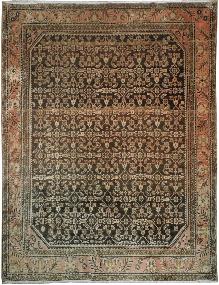 Persian Antique Herati Rug 9.1 x 11.6 New Shipping Included: Persian Antique Herati Rug 9.1 x 11.6 New Shipping Included Introducing a stunning 9.1 x 11.6 Persian Antique Herati Rug, showcasing intricate designs and vibrant colors that reflect traditional craft