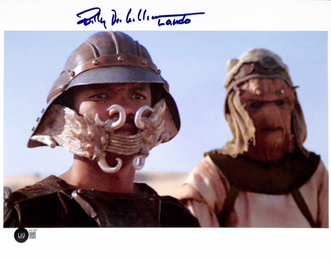 Billy Dee Williams Lando Calrissian Signed 11x14 Photo Beckett Certified: Billy Dee Williams Lando Calrissian Signed 11x14 Photo Beckett Certified This autographed 11x14 photograph features Billy Dee Williams, who famously portrayed Lando Calrissian in the Star Wars saga, s