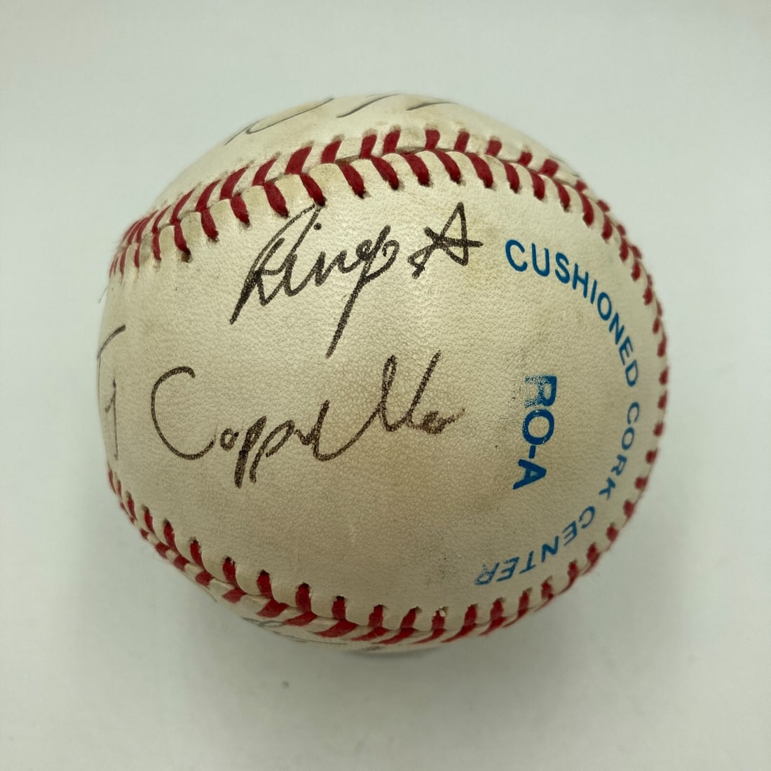 Ringo Starr Multi Signed OAL Baseball with JSA COA All Starr Band: Ringo Starr Multi Signed OAL Baseball with JSA COA All Starr Band This authentic Ringo Starr & His All Starr Band multi-signed OAL baseball features the signatures of 9 renowned musicians, including R