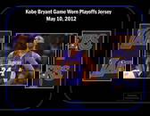 Kobe Bryant 2012 Playoffs Game Used Lakers Jersey with COA