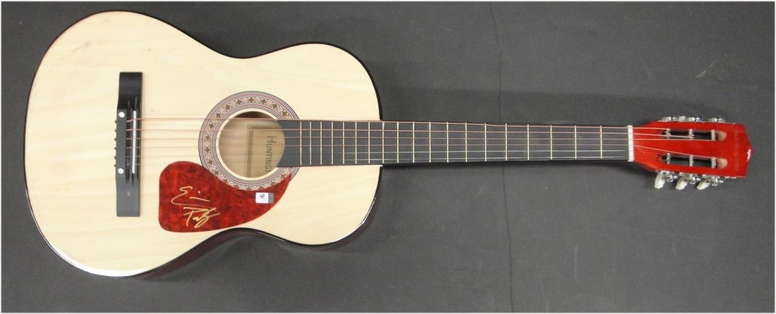 Eric Paslay Autographed Guitar Certified by Global Authentics: Eric Paslay Autographed Guitar Certified by Global Authentics This is an authentic autographed guitar by country superstar Eric Paslay. The signature has been verified and authenticated by Global Auth