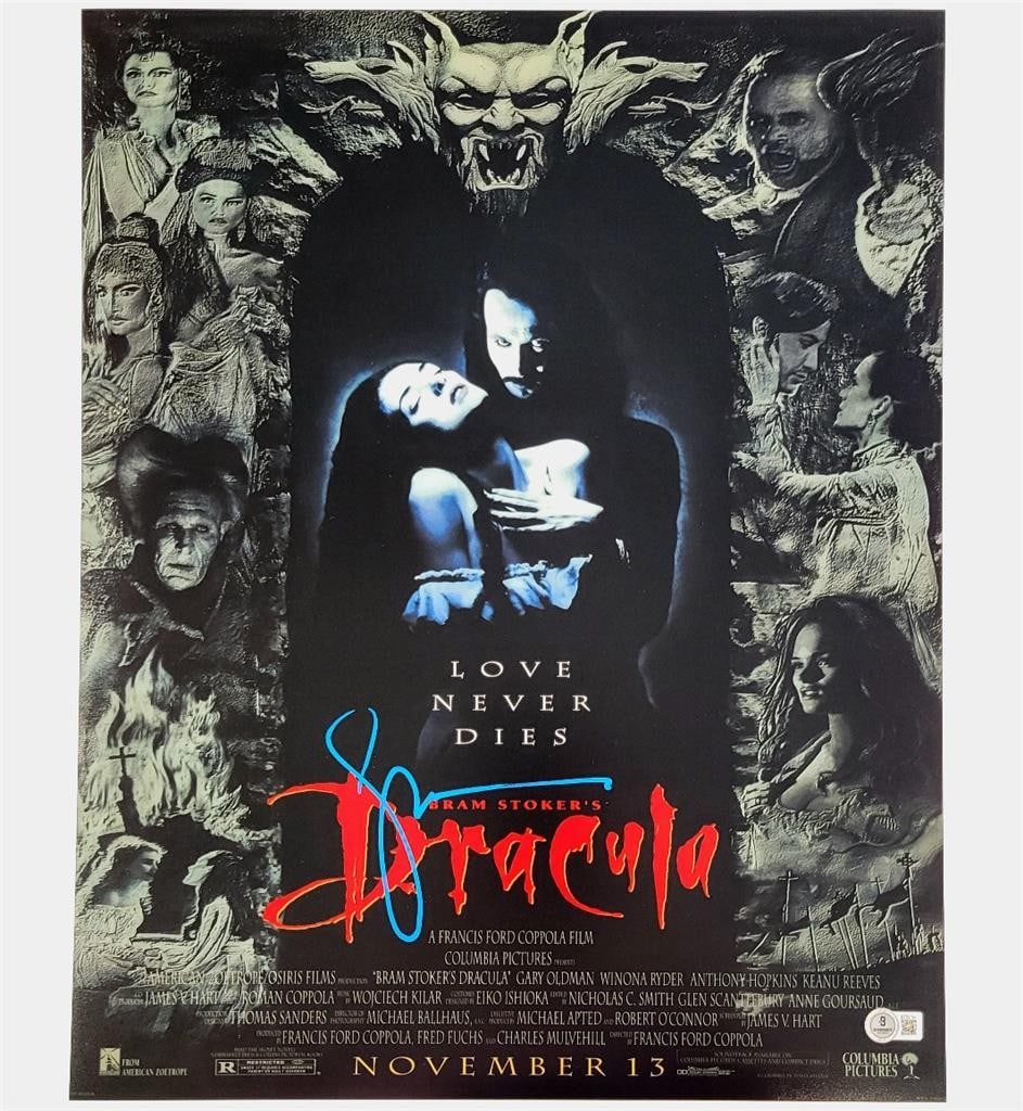 Gary Oldman Signed 16x20 Dracula Photo Beckett Authenticated: Gary Oldman Signed 16x20 Dracula Photo Beckett Authenticated Capture a piece of cinematic history with this original 16x20 photograph of Gary Oldman from the iconic film Dracula. This stunning photo i