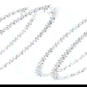 14k White Gold 6.13ct Round Diamond Hoop Earrings with Appraisal: 14k White Gold 6.13ct Round Diamond Hoop Earrings with Appraisal Elevate your elegance with these stunning round diamond hoop earrings, expertly crafted in 14k white gold. Featuring a total of 72 roun