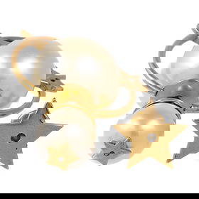 Christian Dior White PVC Metal Pierced Earrings Fashion Accessory: Christian Dior White PVC Metal Pierced Earrings Fashion Accessory Elevate your accessory collection with these exquisite Christian Dior pierced earrings. Crafted with a chic white PVC body complemente