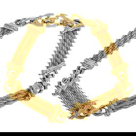 Dior Gold Plated Bracelet Elegant Style: Dior Gold Plated Bracelet Elegant Style This elegant Christian Dior bracelet features a stunning gold-plated finish, embodying the luxury and style associated with the Dior brand. The bracelet is desi