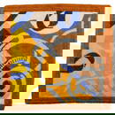 Hermes Luxury Terry Cloth Square Bath Towel Brides Pattern