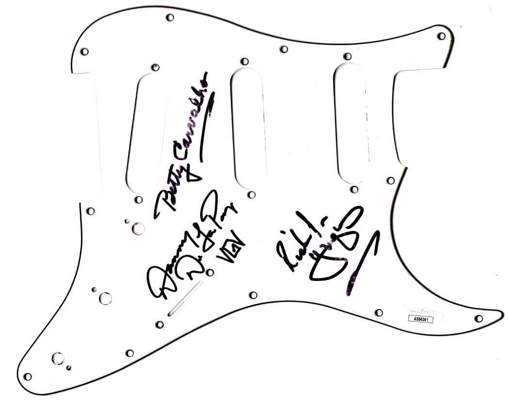 Boulevard Nights Multi Signed Guitar Pickguard JSA Authenticated (1 of 2)
