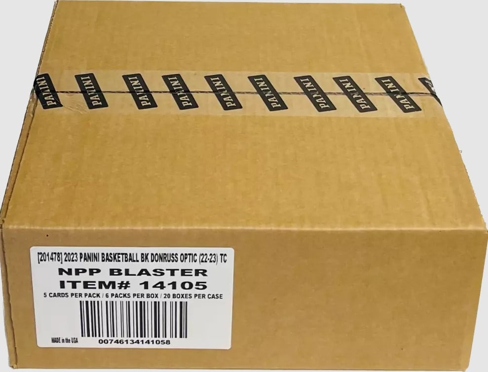 2022-23 Panini Donruss Optic Blaster Basketball Sealed Case of 20 Boxes: 2022-23 Panini Donruss Optic Blaster Basketball Sealed Case of 20 Boxes Discover the excitement of basketball collecting with the 2022-23 Panini Donruss Optic Blaster Basketball Factory Sealed Case. T