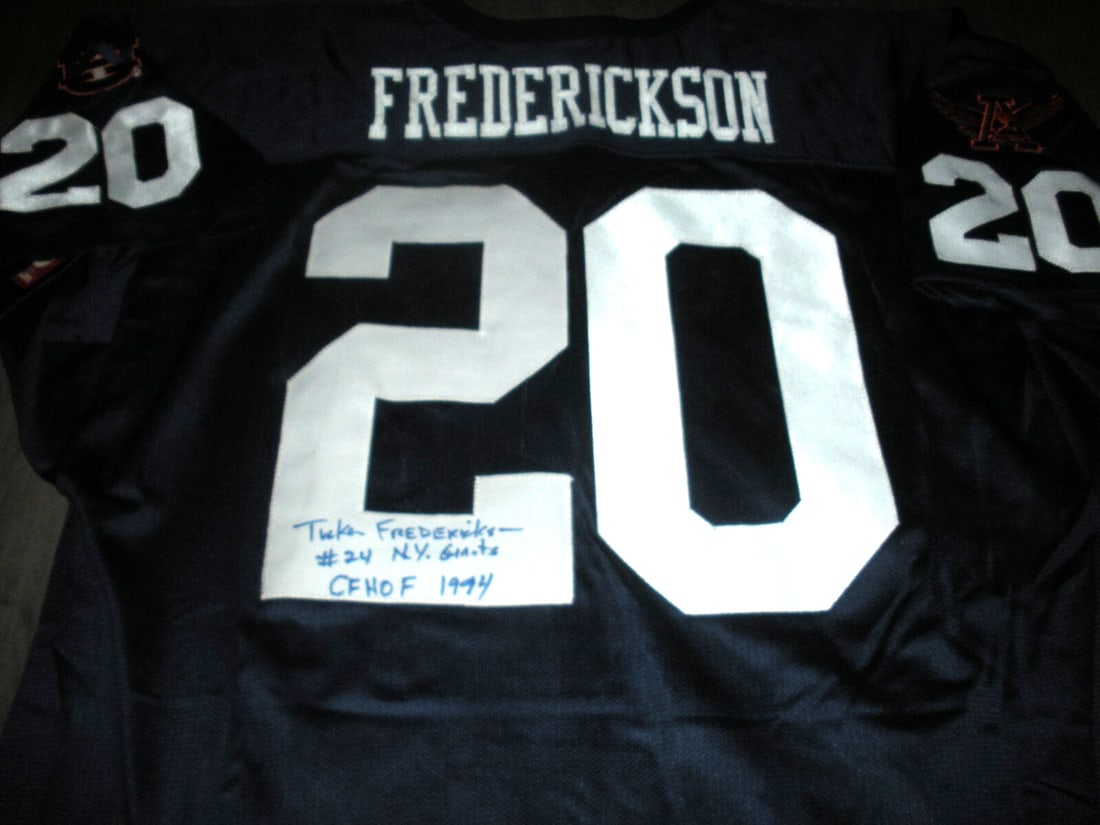 Tucker Frederickson Auburn Tigers Signed Official Wilson Jersey: Tucker Frederickson Auburn Tigers Signed Official Wilson Jersey This official licensed Wilson jersey features Tucker Frederickson, a prominent player for the Auburn Tigers in NFL football. It is an or