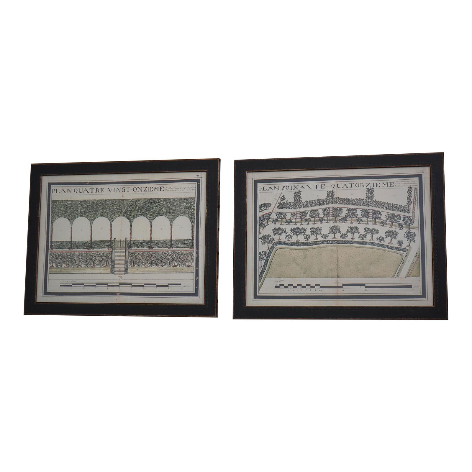 Charming Pair of French Country Framed Prints in Black Wood: Charming Pair of French Country Framed Prints in Black Wood Enhance your home decor with this charming pair of French Country decorative framed prints. Featuring a classic black finish, these wood fra