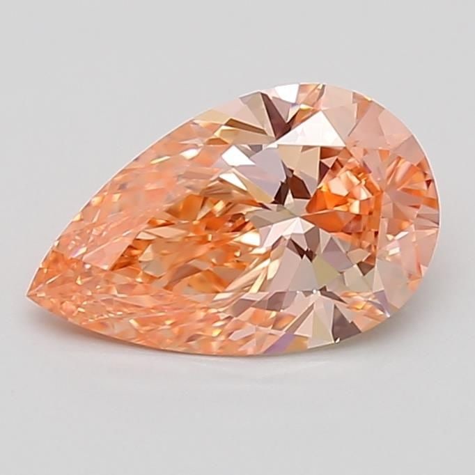 Loose Diamond - PEAR 1.1ct Fancy Vivid Pink Orange IF: Loose Diamond - PEAR 1.1ct Fancy Vivid Pink Orange IF Source: This is a real non-mined Diamond that has been grown in a lab Shape: PEAR Carats: 1.1 Color: Fancy Vivid Pink Orange Certification: IGI Vi