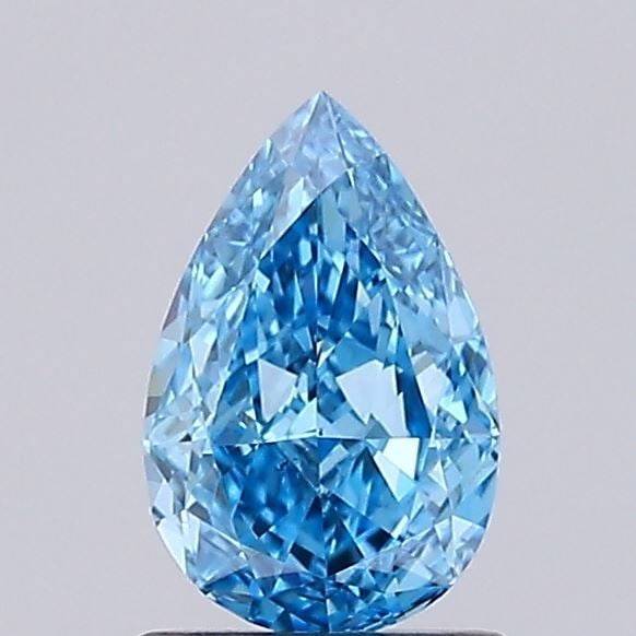Loose Diamond - PEAR 1.02ct Fancy Vivid Blue VS1: Loose Diamond - PEAR 1.02ct Fancy Vivid Blue VS1 Source: This is a real non-mined Diamond that has been grown in a lab Shape: PEAR Carats: 1.02 Color: Fancy Vivid Blue Certification: IGI Video: