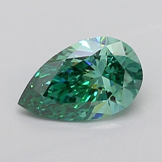 Loose Diamond - PEAR 1.09ct Fancy Vivid Green VVS2: Loose Diamond - PEAR 1.09ct Fancy Vivid Green VVS2 Source: This is a real non-mined Diamond that has been grown in a lab Shape: PEAR Carats: 1.09 Color: Fancy Vivid Green Certification: IGI Video: