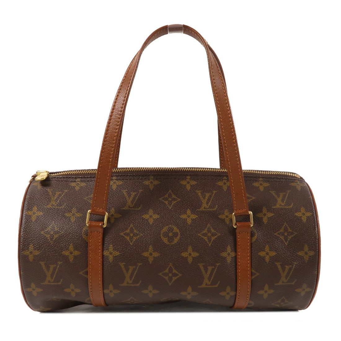 LOUIS VUITTON Papillon 30 Handbag M51385 Monogram Brown GHW: LOUIS VUITTON Papillon 30 Handbag M51385 Monogram Brown GHW This exquisite Louis Vuitton Papillon 30 handbag showcases the iconic Monogram pattern in a rich brown hue. Crafted from durable PVC coated 