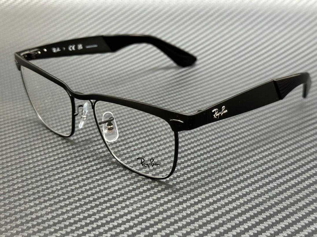 Ray-Ban RX3875V 2503 Matte Black Unisex Eyeglasses with Authenticity Certificate: Ray-Ban RX3875V 2503 Matte Black Unisex Eyeglasses with Authenticity Certificate Discover the perfect blend of style and function with these Ray-Ban RX3875V 2503 unisex eyeglasses. Featuring a sleek m