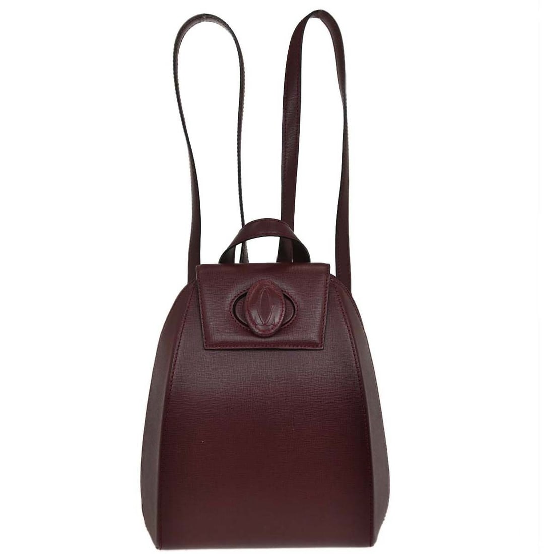 Cartier Bordeaux Leather Backpack Adjustable Strap Vintage: Cartier Bordeaux Leather Backpack Adjustable Strap Vintage This stylish Cartier Bordeaux Leather Backpack is perfect for casual occasions. Crafted from high-quality leather, this vintage backpack feat
