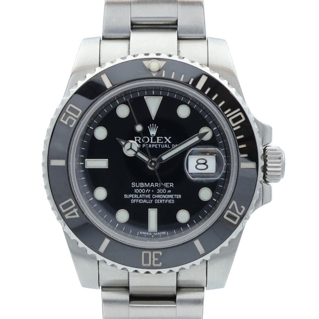 ROLEX Submariner Date 116610LN Automatic Stainless Steel Black Watch (1 of 12)