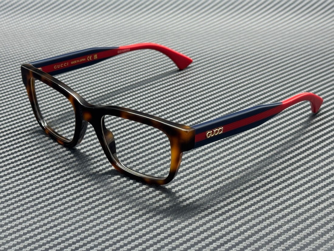 GUCCI GG1865O 002 Havana Unisex Eyeglasses 50mm: GUCCI GG1865O 002 Havana Unisex Eyeglasses 50mm Discover the elegance of Gucci with these GG1865O 002 Havana eyeglasses. Designed for unisex wear, these stylish frames feature a rich Havana color that