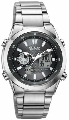 Citizen Eco Drive JZ1020-54E Stainless Steel Quartz Men's Watch: Citizen Eco Drive JZ1020-54E Stainless Steel Quartz Men's Watch Discover the elegance of the Citizen Eco Drive Stainless Steel Quartz Men's Watch (Model JZ1020-54E). This sophisticated timepiece featu