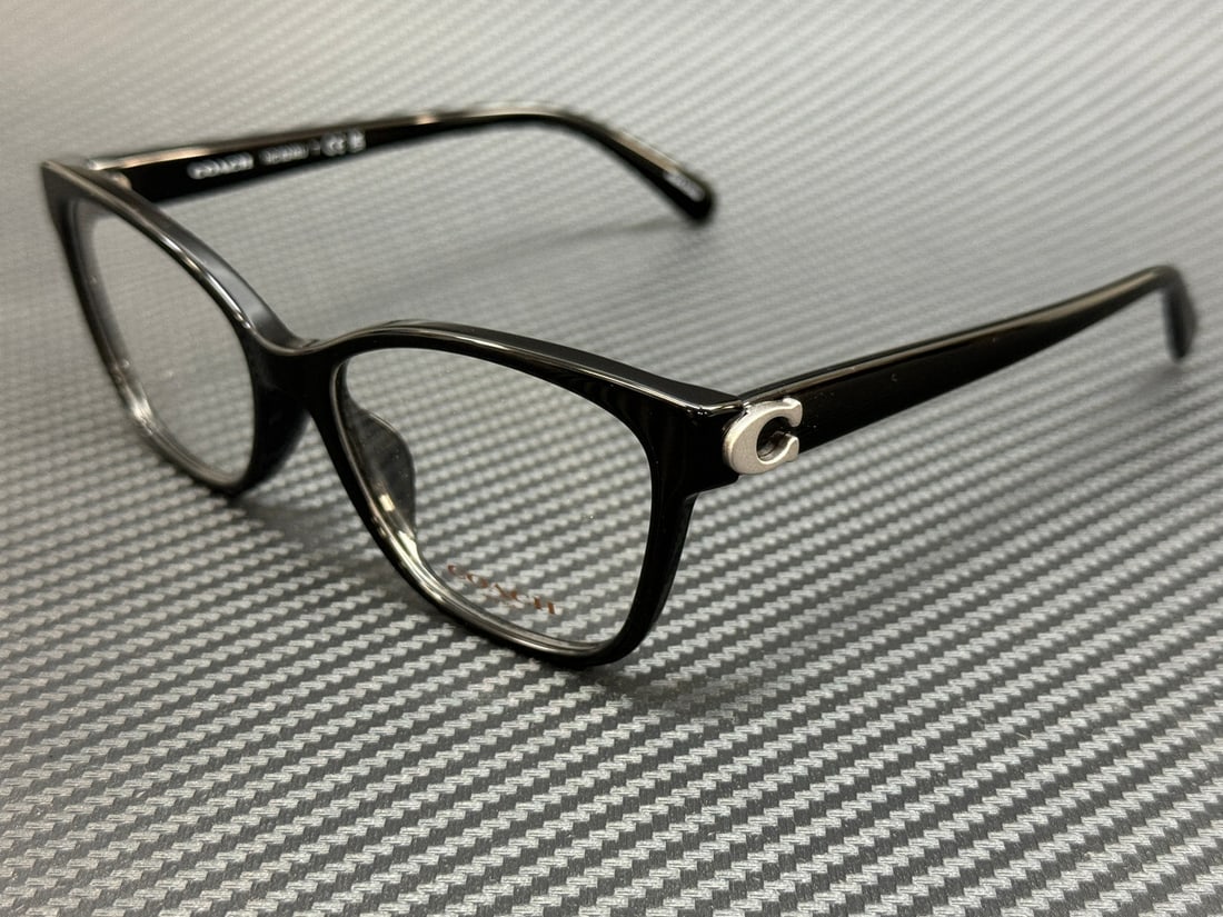 COACH HC6246U 5002 Black Women's Eyeglasses with Authenticity Certificate: COACH HC6246U 5002 Black Women's Eyeglasses with Authenticity Certificate Experience elegance and style with these COACH HC6246U 5002 Black Women's Eyeglasses. Designed to enhance your look, these eye