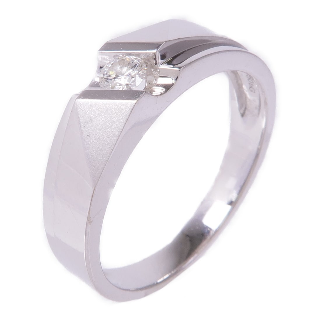 Elegant 18K White Gold Diamond Ring Size 8.5 by JEWELRY (1 of 8)