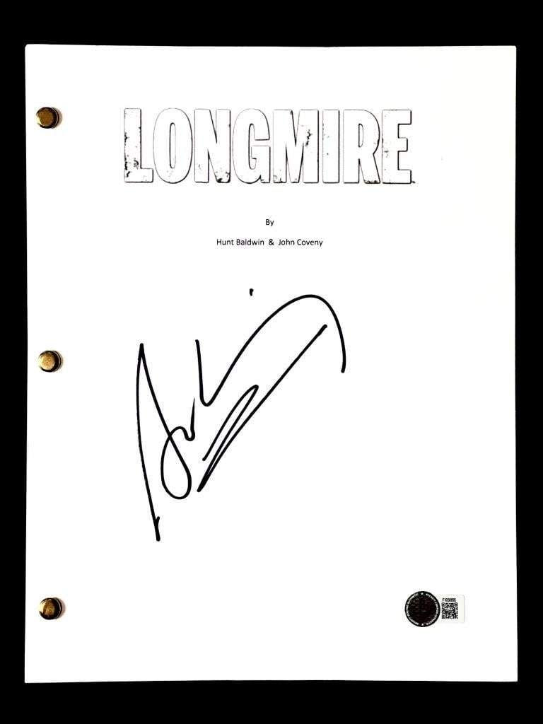 A Martinez Signed Longmire Nighthorse Script Beckett Authenticated (1 of 3)