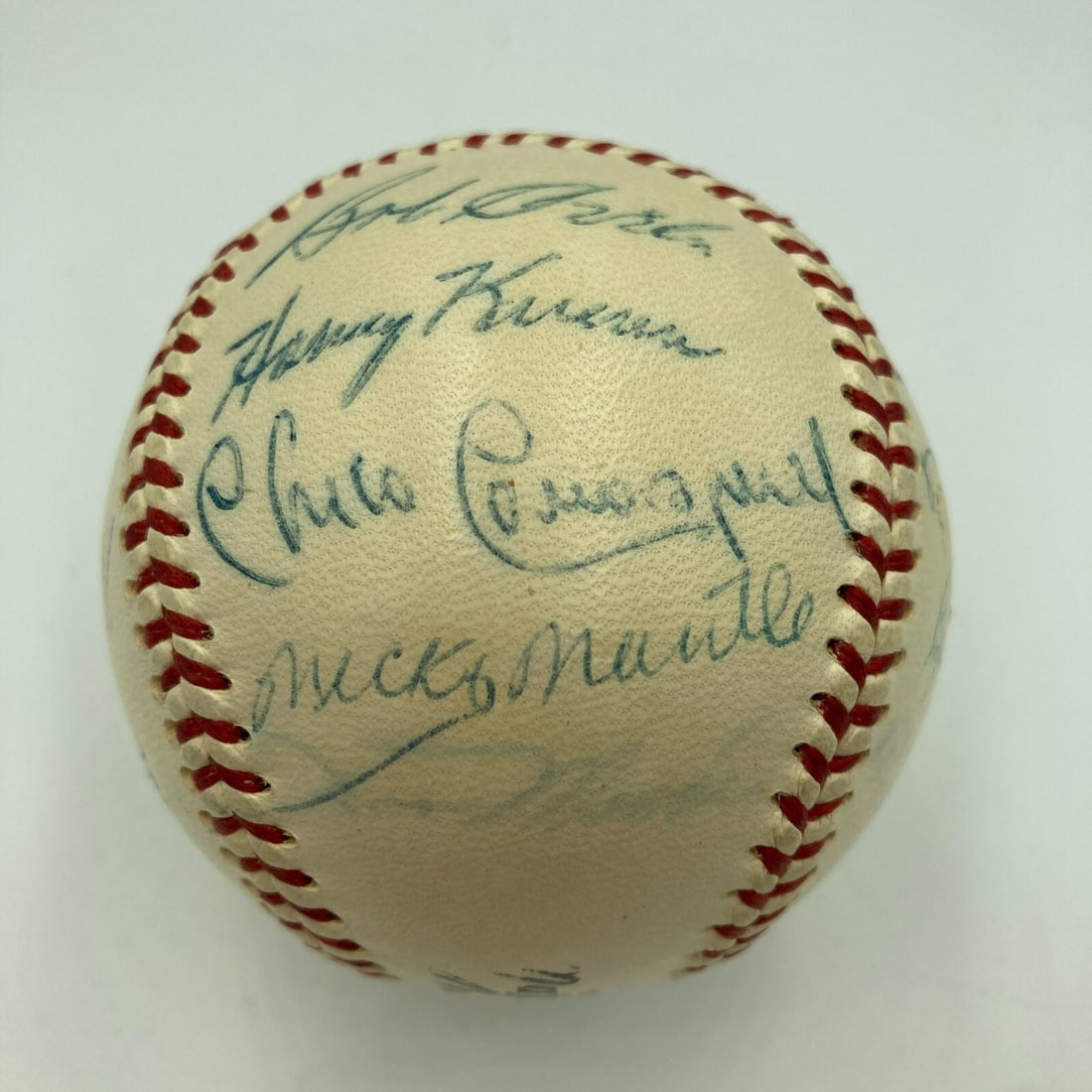 1955 All Star Game National League Baseball Team Signed JSA COA: 1955 All Star Game National League Baseball Team Signed JSA COA This is a rare 1955 All Star Game Team Signed National League Baseball featuring 24 notable signatures, including baseball legends Micke