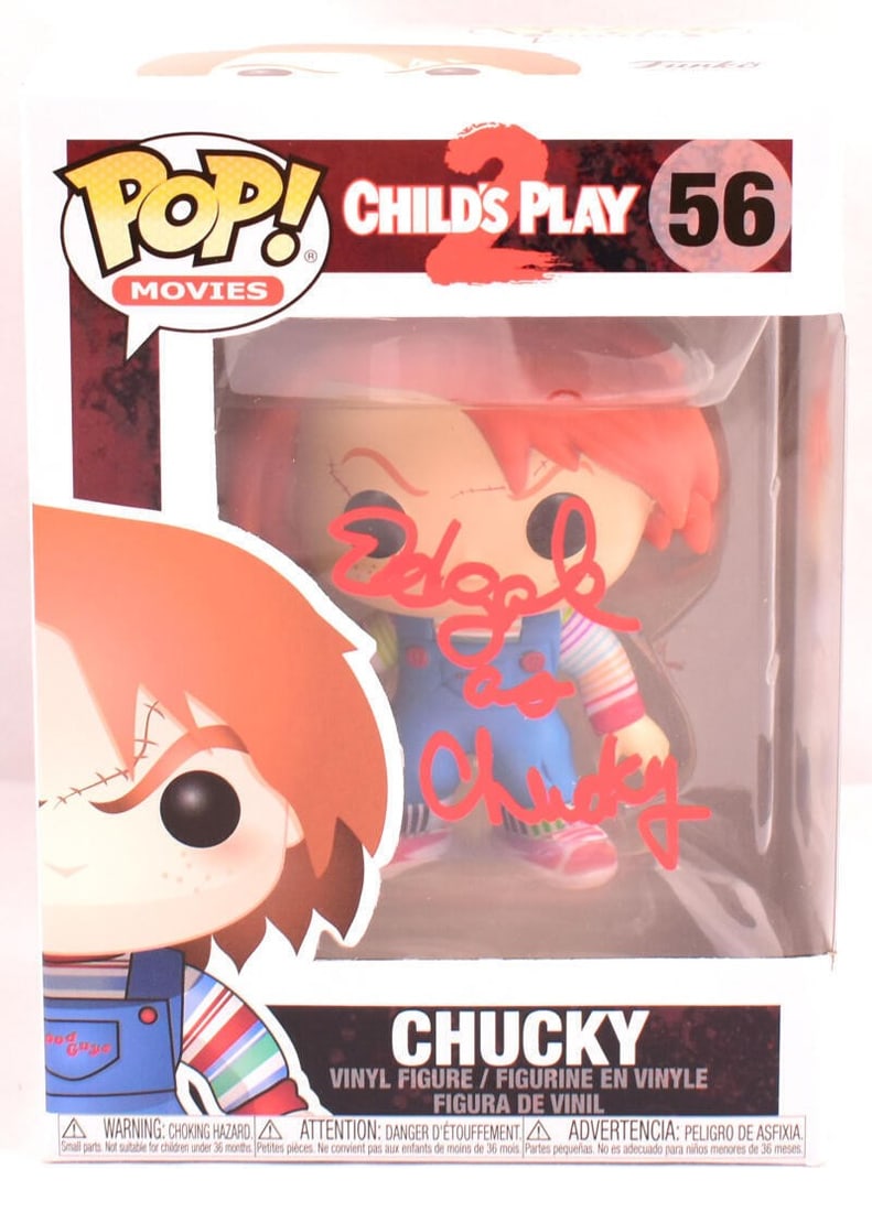 Ed Gale Signed Chucky Funko Pop #56 with Beckett Hologram (1 of 3)