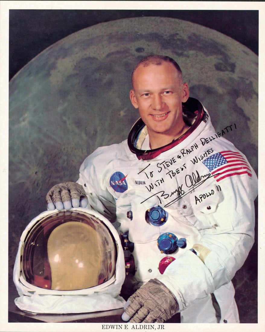 Edwin Buzz Aldrin Signed 8x10 Photo with Best Wishes Apollo 11 BAS AD64297 (1 of 7)