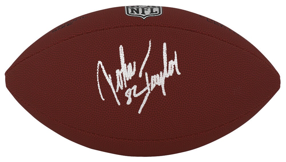 John Taylor Signed Wilson NFL Football San Francisco 49ers with COA: John Taylor Signed Wilson NFL Football San Francisco 49ers with COA This is a signed Wilson Limited full size NFL football by John Taylor, a celebrated player of the San Francisco 49ers. The ball come