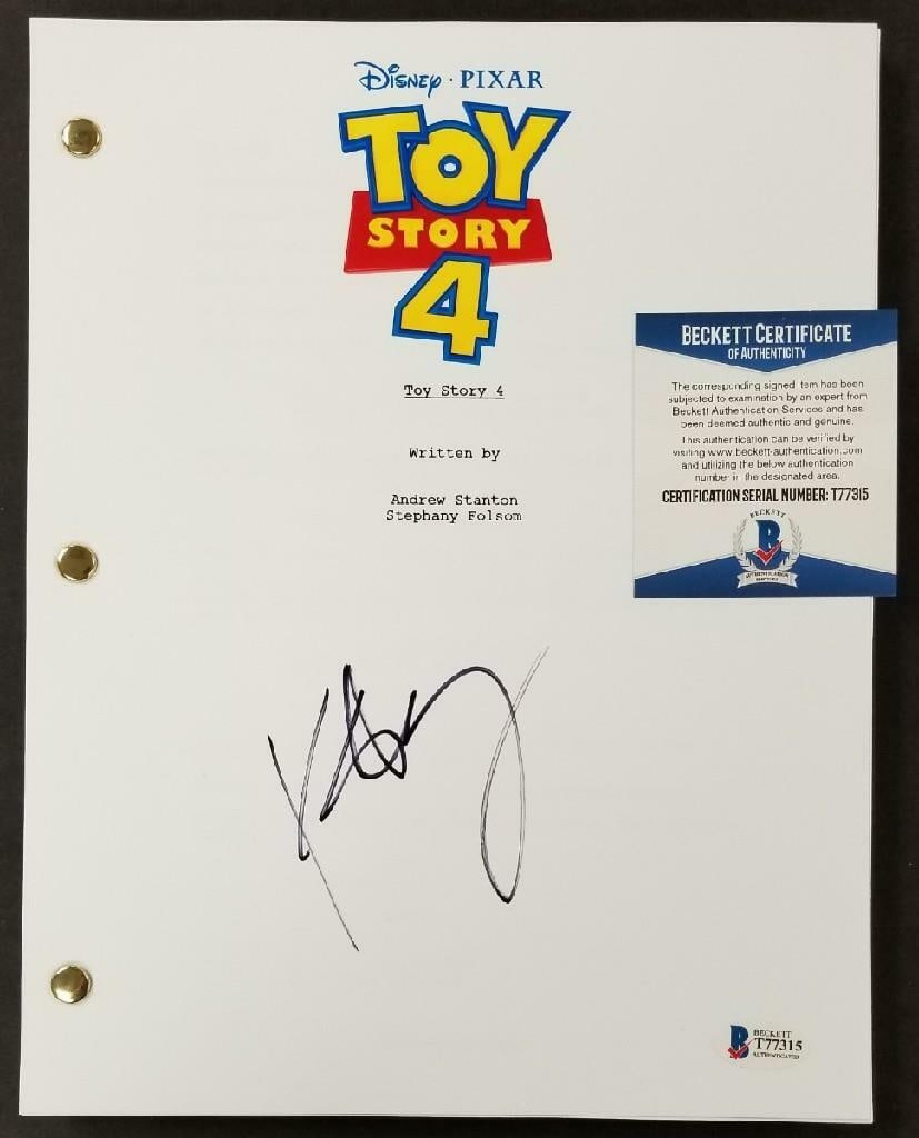 Keegan Michael-Key Signed Toy Story 4 Script Ducky Beckett Authenticated (1 of 1)