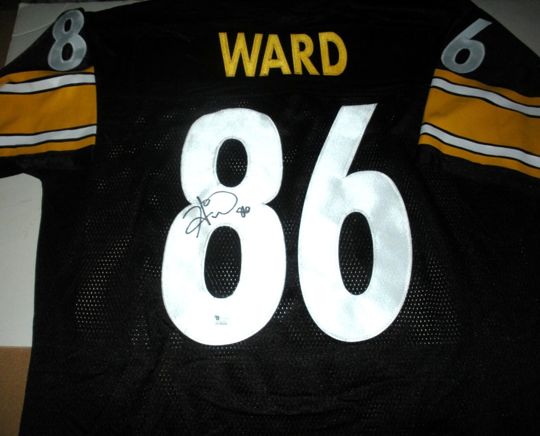 Hines Ward Signed Reebok Jersey Pittsburgh Steelers BAS Authenticated: Hines Ward Signed Reebok Jersey Pittsburgh Steelers BAS Authenticated This is an officially licensed Reebok jersey signed by Hines Ward, a renowned player of the Pittsburgh Steelers. This original ite