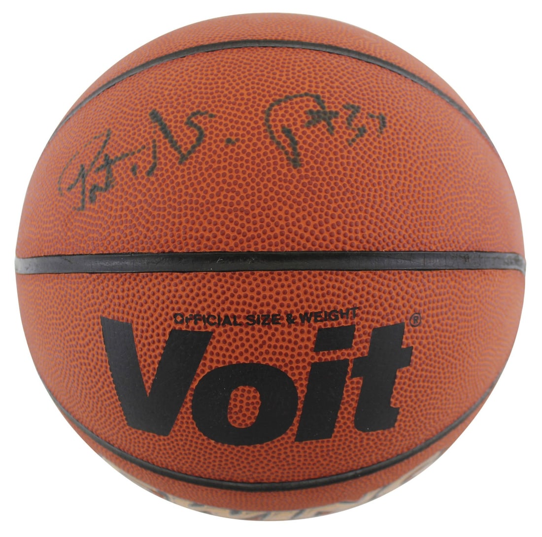 Patrick Ewing Signed Voit Basketball New York Knicks Beckett Authenticated: Patrick Ewing Signed Voit Basketball New York Knicks Beckett Authenticated This authentic Voit basketball has been personally signed by Patrick Ewing, the legendary player of the New York Knicks. The