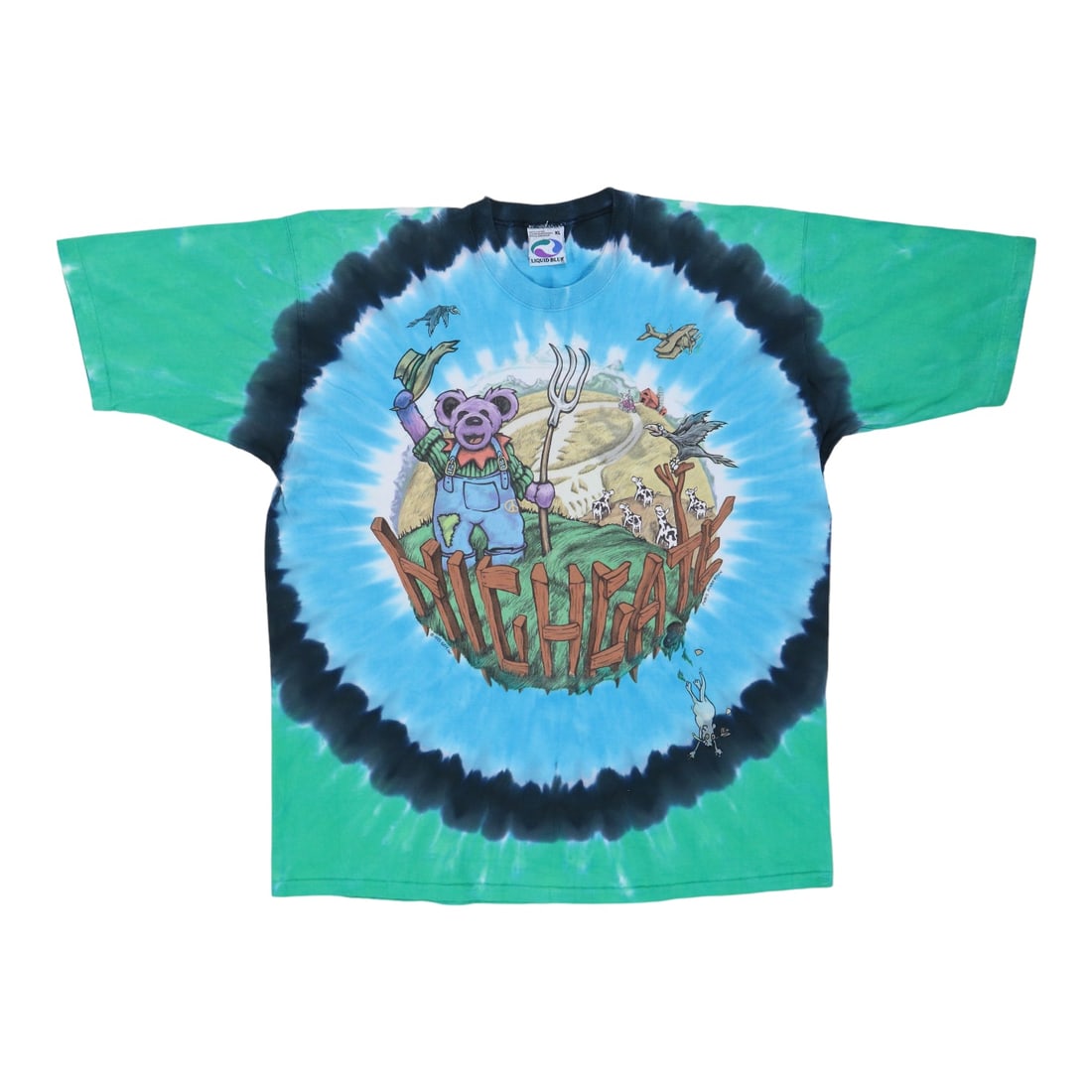 1995 Grateful Dead Highgate Vintage Tie Dye Shirt 100% Cotton (1 of 5)