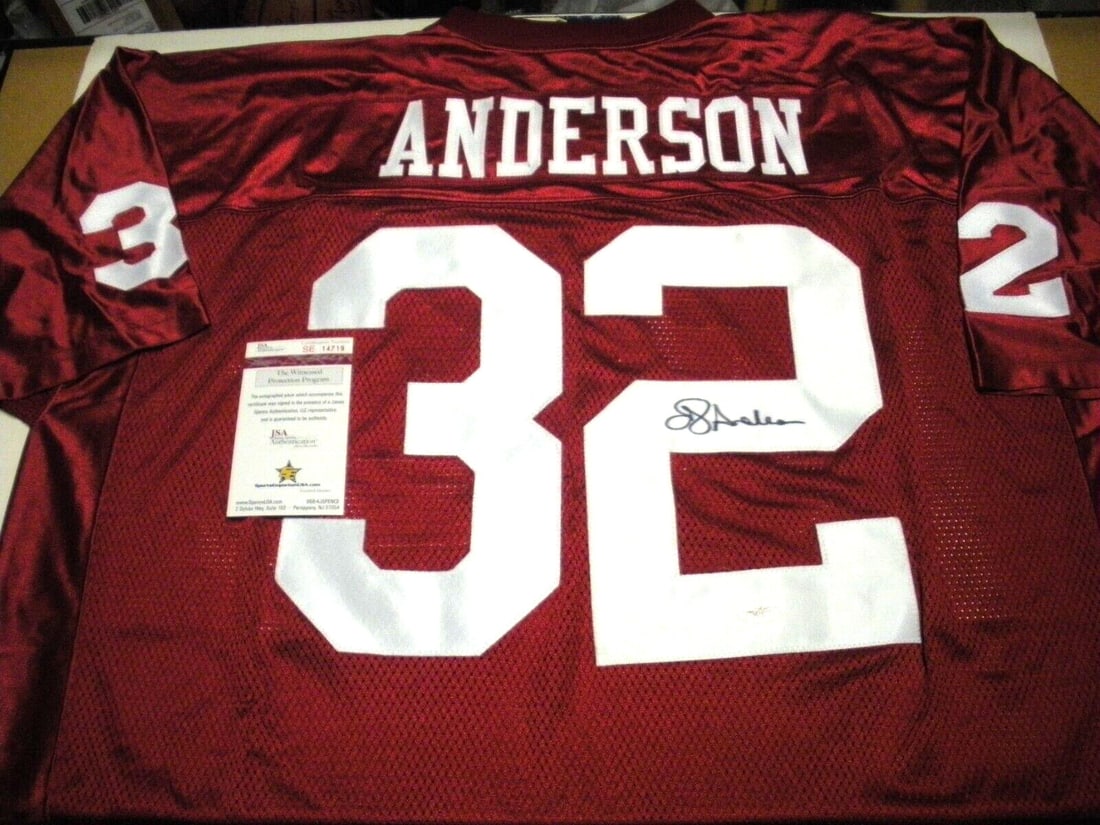 OJ Anderson St. Louis Cardinals Reebok Signed Jersey with JSA/COA: OJ Anderson St. Louis Cardinals Reebok Signed Jersey with JSA/COA This official licensed Reebok jersey, signed by OJ Anderson, showcases your support for the St. Louis Cardinals in style. Made for foo