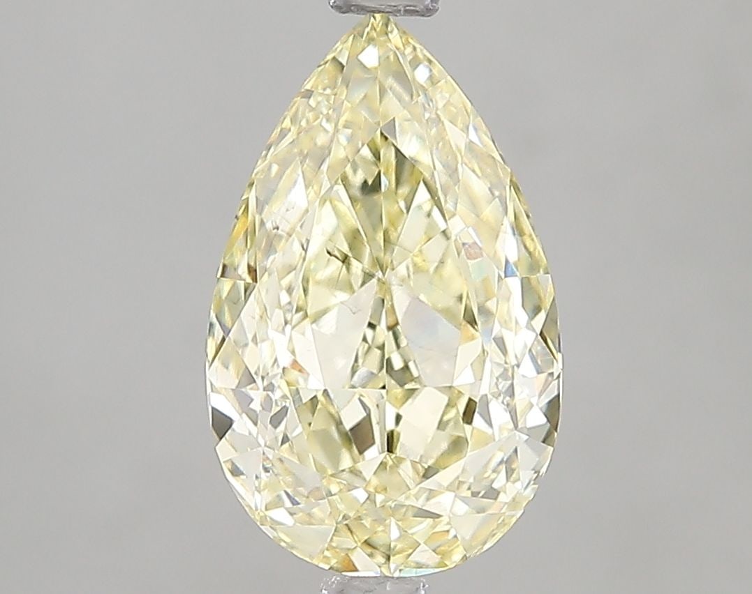 Loose Diamond - PEAR 2.57ct Fancy Yellow VS2: Loose Diamond - PEAR 2.57ct Fancy Yellow VS2 Source: This is a real non-mined Diamond that has been grown in a lab Shape: PEAR Carats: 2.57 Color: Fancy Yellow Certification: IGI Video: