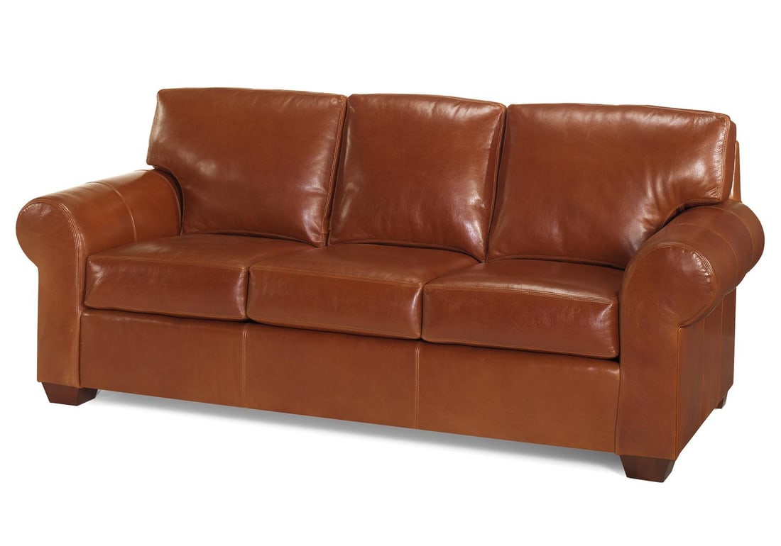 Custom Hand-Crafted Brown Sofa with Removable Legs (1 of 1)