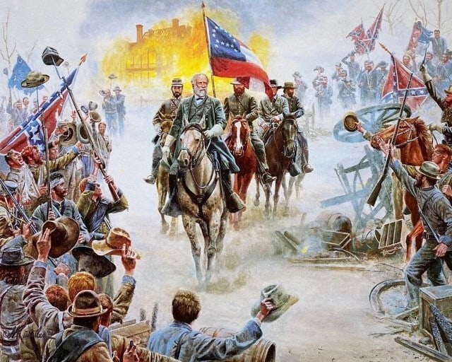 Mort Kunstler His Supreme Moment Civil War Print Custom Framed 15 x 18 (1 of 1)