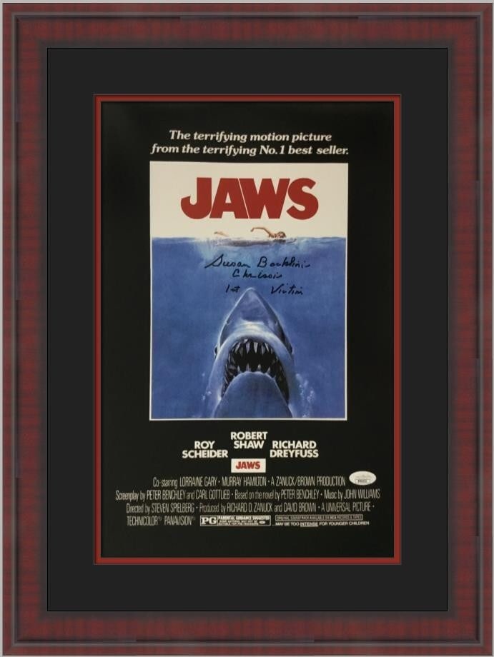 Susan Backlinie Autographed Jaws Photograph Custom Framed JSA Authenticated (1 of 7)
