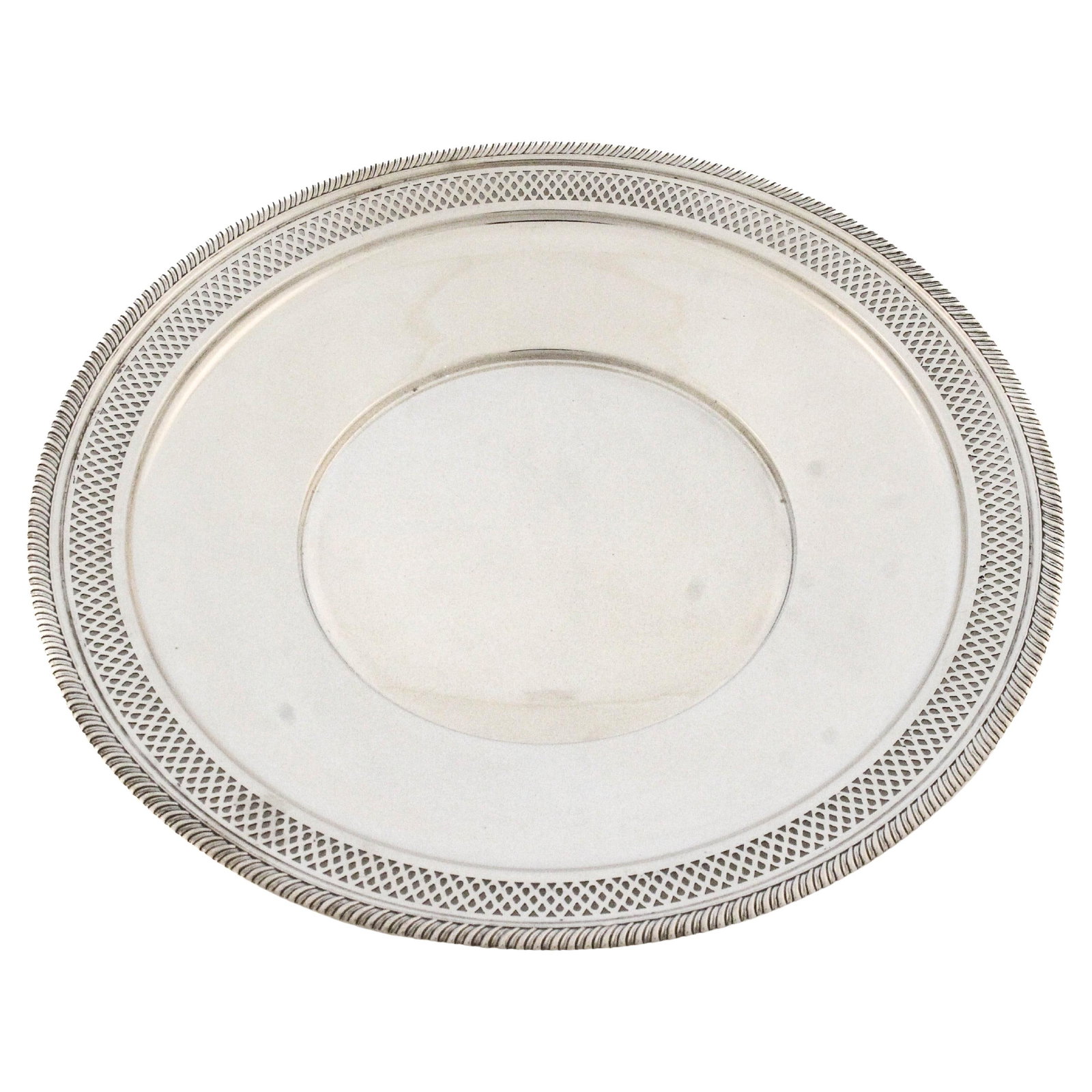 Fisher Brothers Sterling Silver 10 Inch Serving Dish 1930s (1 of 5)