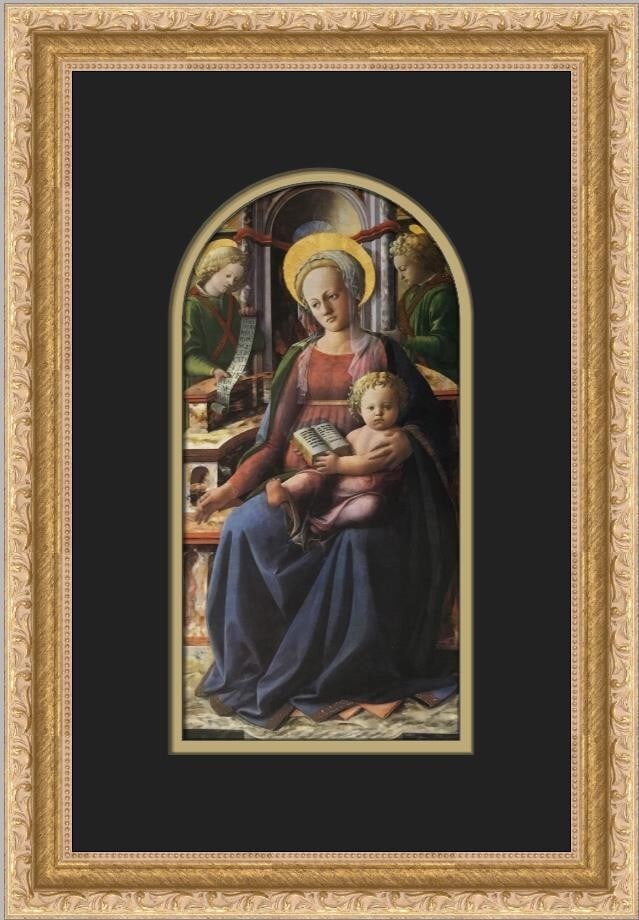 Fra Filippo Lippi Madonna and Child Custom Framed Art Print (1 of 2)