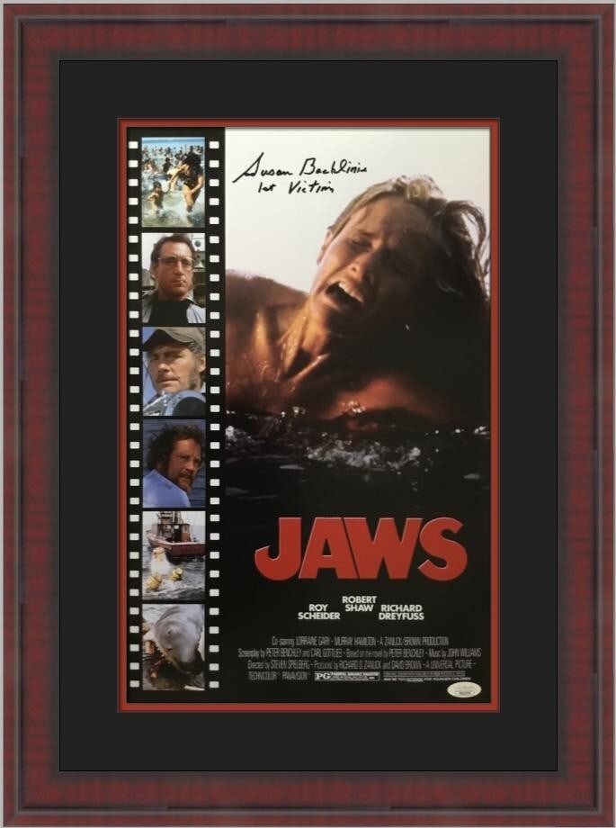 Jaws Susan Backlinie Autographed Photo Custom Framed JSA Authenticated (1 of 6)