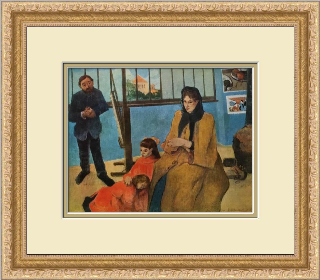 Paul Gauguin The Family Schuffenecker Custom Framed Art Print (1 of 2)