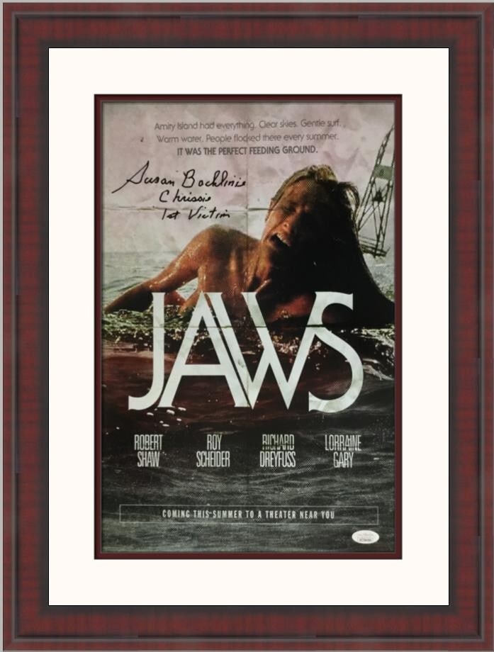 Susan Backlinie Autographed Jaws Photograph Custom Framed JSA Certified (1 of 6)