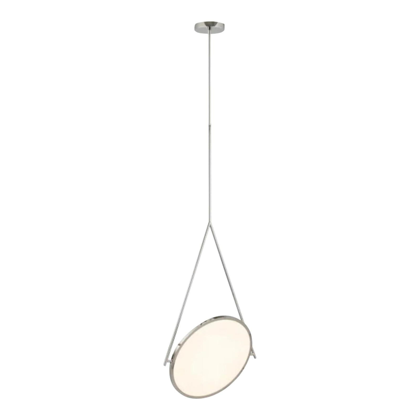 Visual Comfort Polished Nickel Pendant Light 19x16 61 LED (1 of 3)