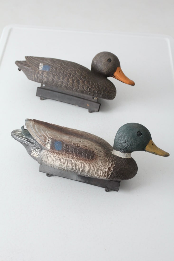 Vintage Flambeau Mallard Duck Decoys Pair American Craftsmanship (1 of 11)