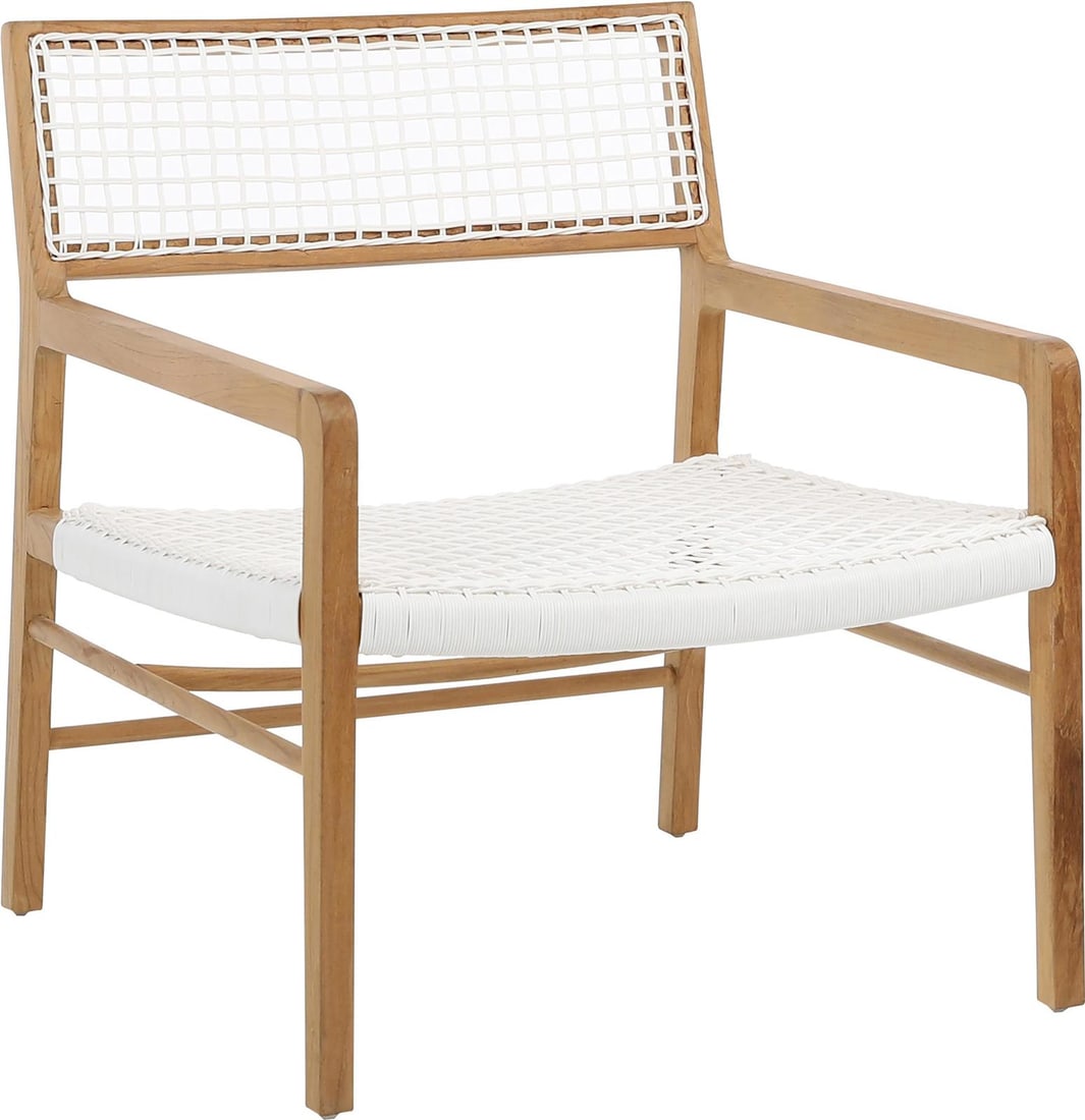 Chloe Outdoor Occasional Chair in Synthetic Rattan: Chloe Outdoor Occasional Chair in Synthetic Rattan Elevate your outdoor living space with the Chloe Chair, a stylish and functional addition perfect for relaxation. This occasional chair features a sl