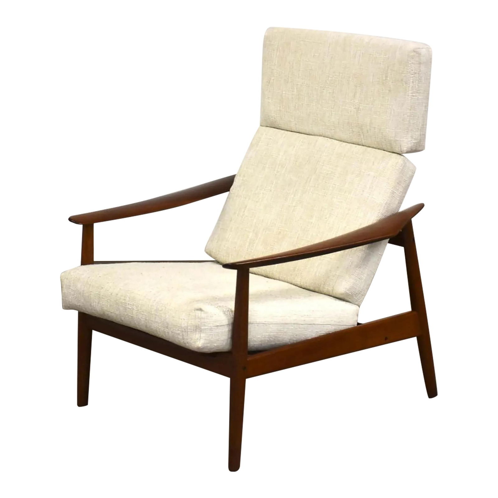 1950s Arne Vodder Teak Lounge Chair by France and Son: 1950s Arne Vodder Teak Lounge Chair by France and Son Experience the elegance of mid-century modern design with this 1950s Arne Vodder Danish Teak Lounge Chair. Crafted by Arne Vodder for France and S